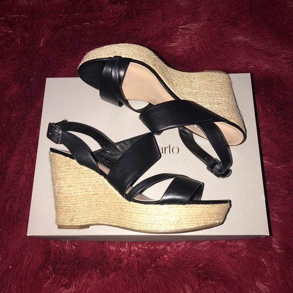 NEW FRANCO SARTO Sofia 2 Wedge Sandals - Picture 5 of 7